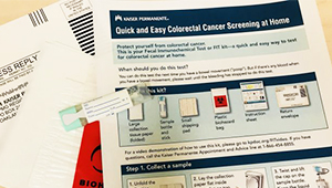 Instruction sheet for screening to prevent colon cancer
