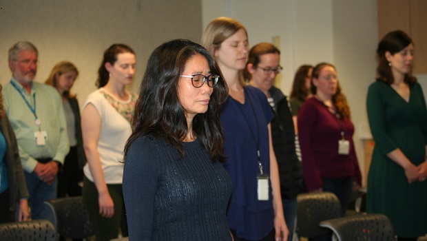 KPWHRI staff attend mindfulness class